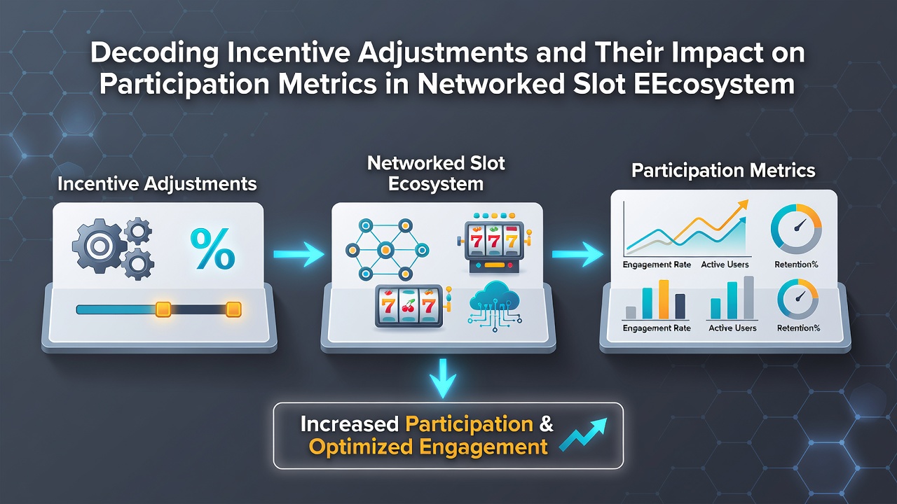 Graph illustrating participation metric changes following incentive modifications across slot networks