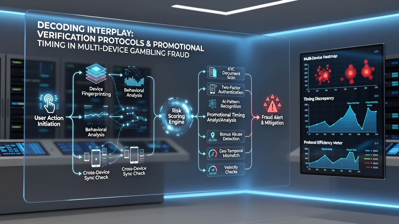 Flow diagram illustrating verification checkpoints aligned with promotional triggers in cross-device gambling platforms