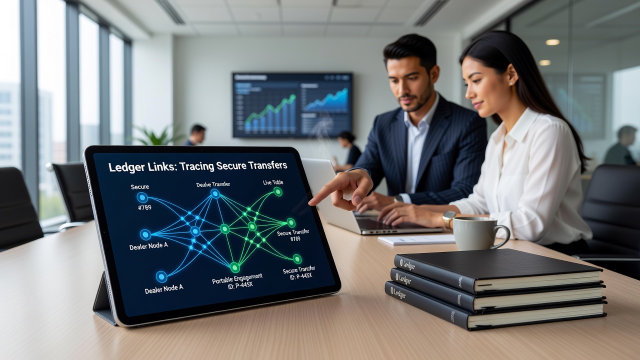 Secure ledger tracking in live dealer table environments