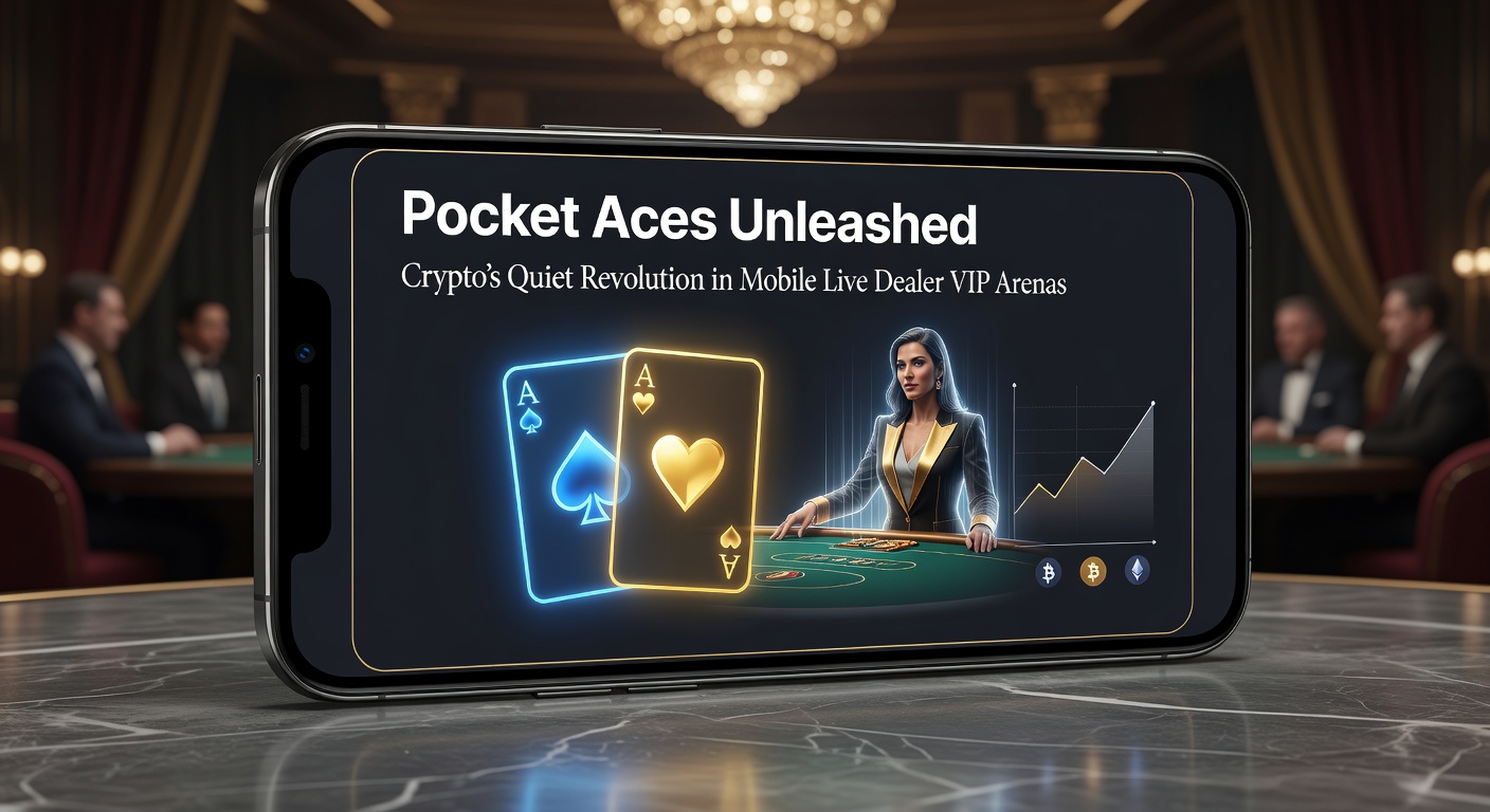 Mobile screen displaying a live dealer blackjack table with crypto wallet integration and VIP high-stakes betting options
